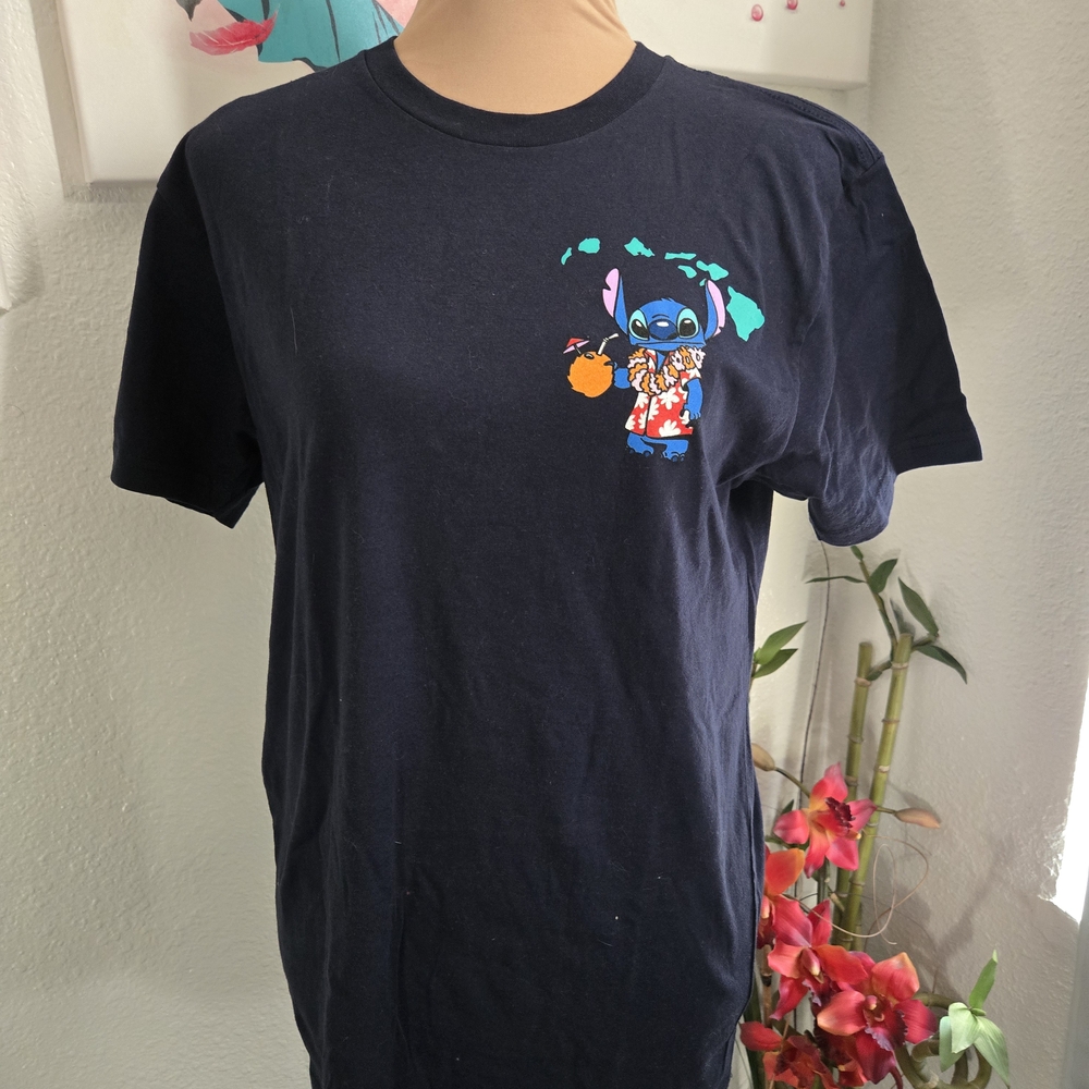 Disney Navy T-Shirt with Silver Logo
